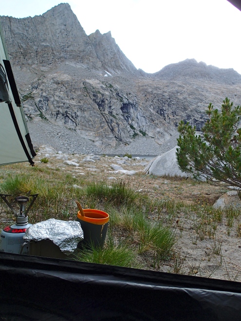 A Room With A View: We had more than our fair share of rainy camps and dinners cooked in vestibules.